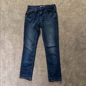Old Navy Men's Dark Blue Slim Straight Jeans